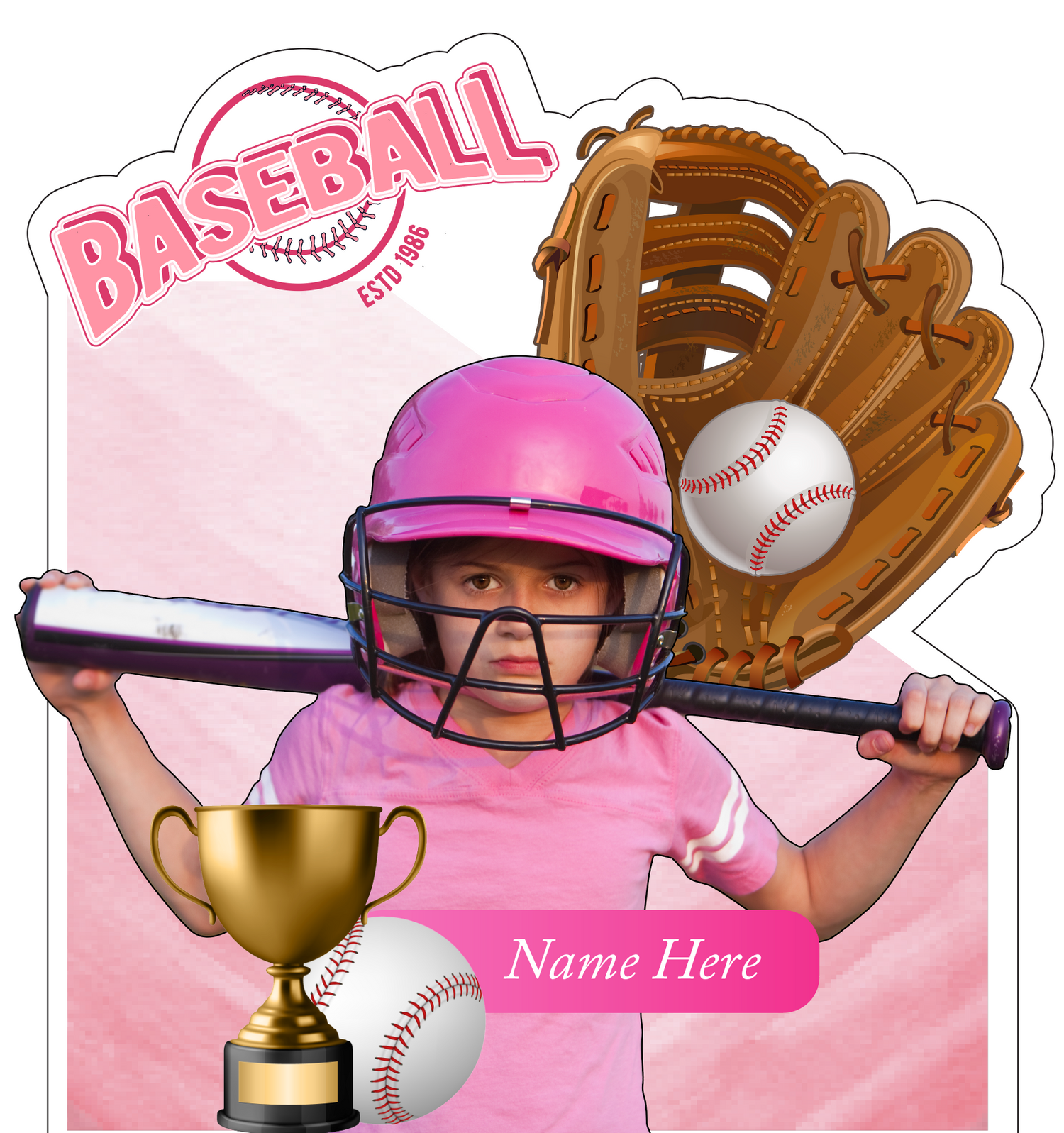Kid Baseball Theme-Girl