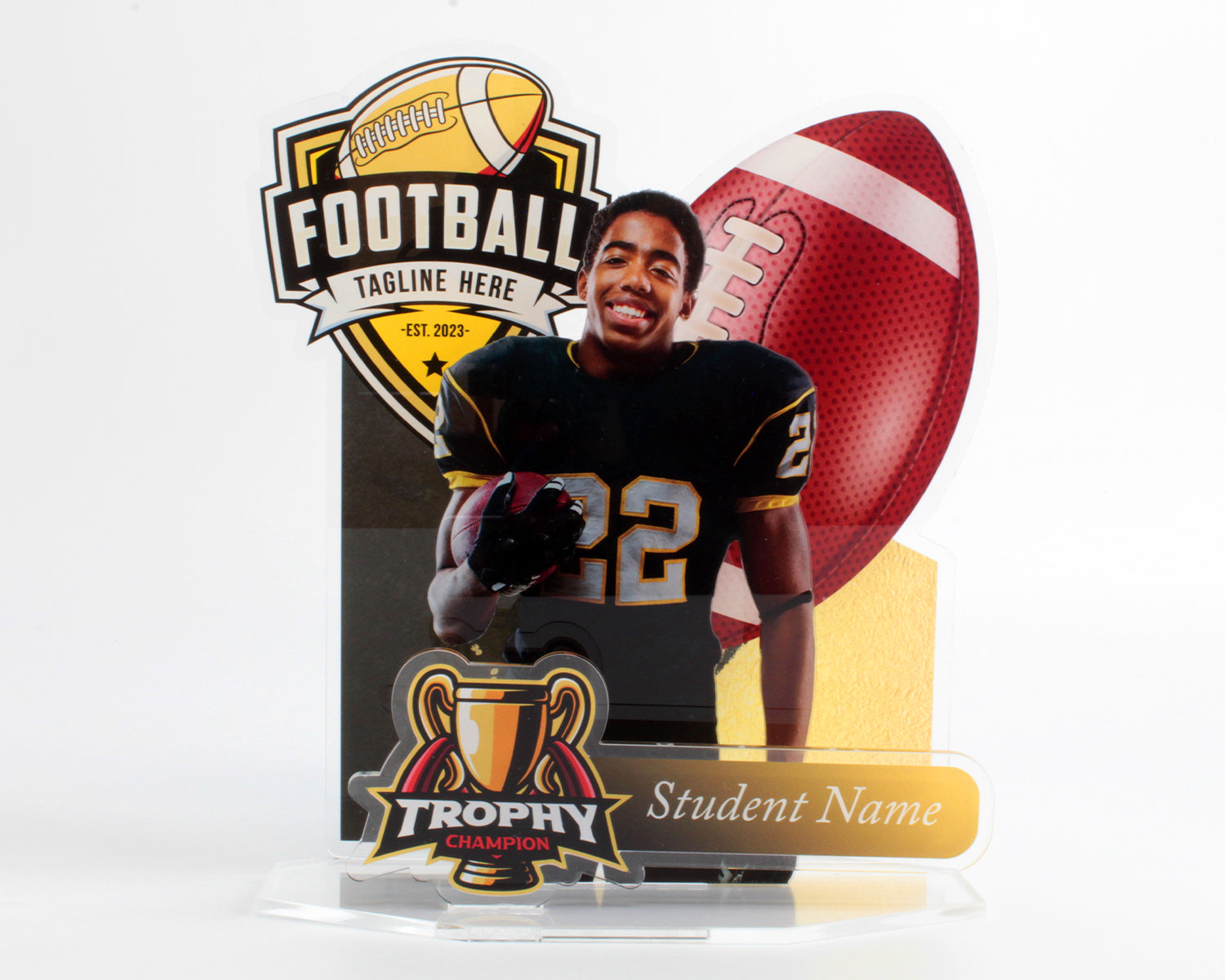 Footbal Theme Acrylic Standee