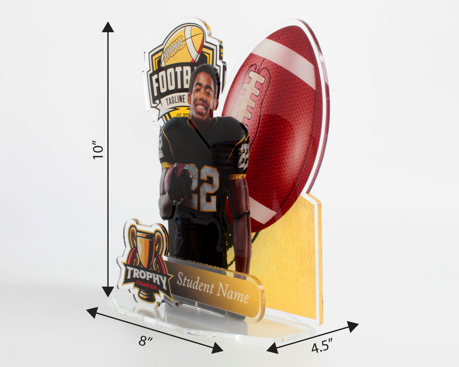 Footbal Theme Acrylic Standee
