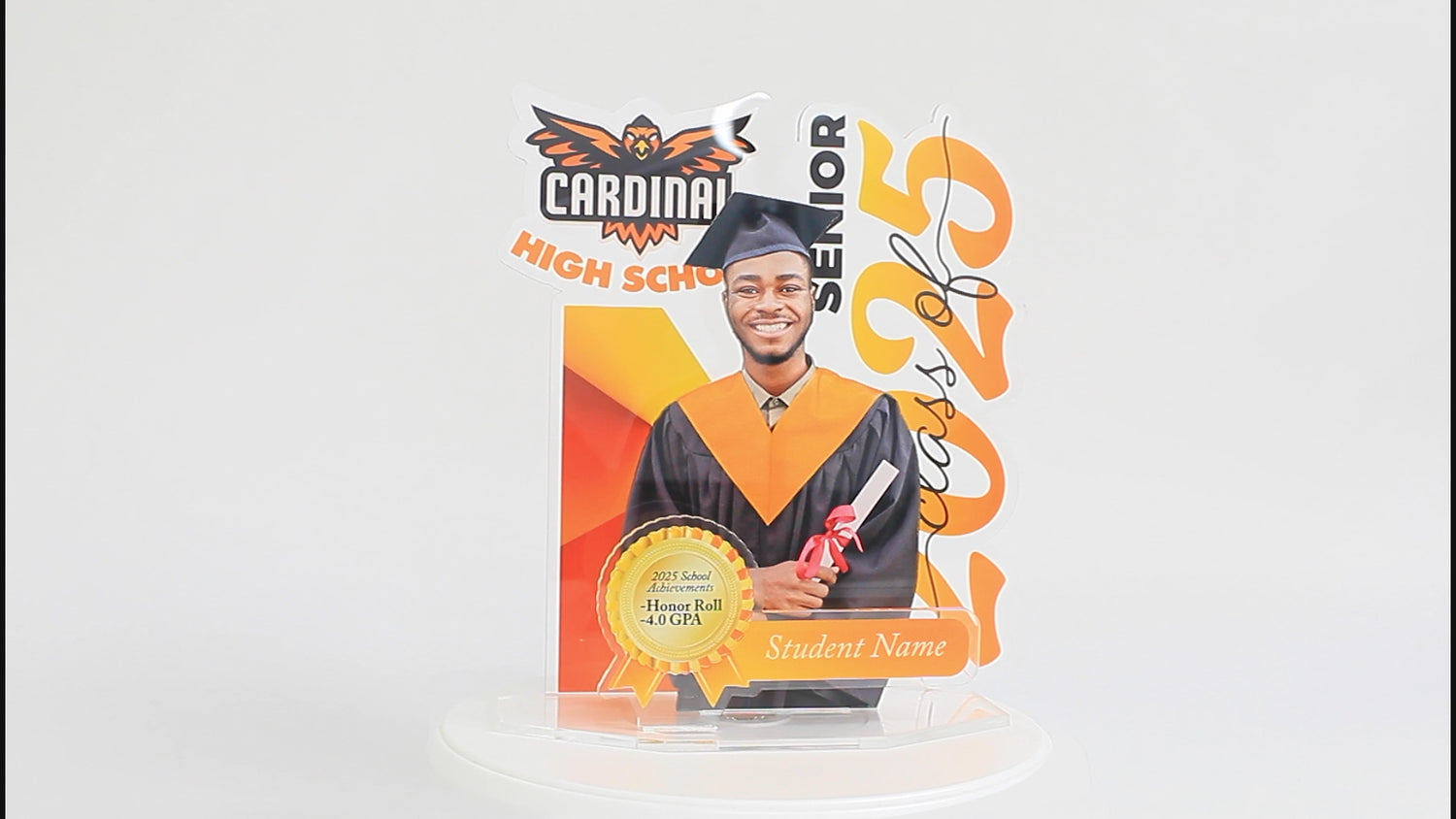 High School Theme Acrylic Standee