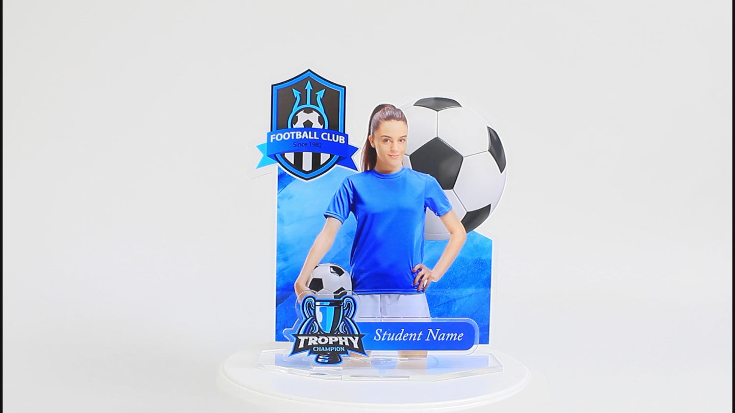 Soccer Theme Acrylic Standee