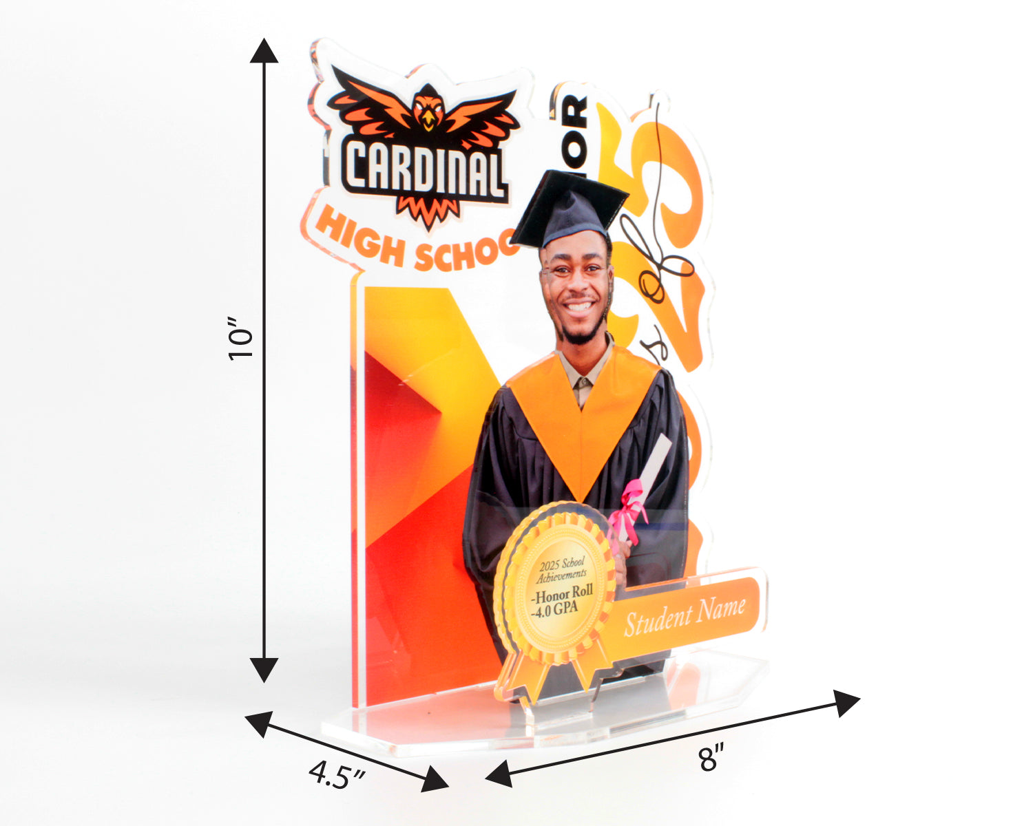 High School Theme Acrylic Standee